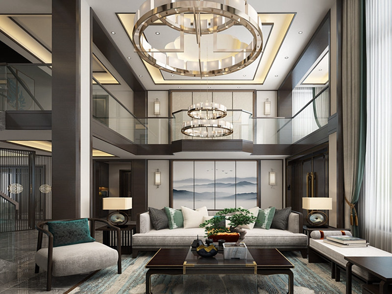 青島遠(yuǎn)洋花園復(fù)式樓裝修設(shè)計效果圖_簡約風(fēng)格房屋裝修設(shè)計圖片